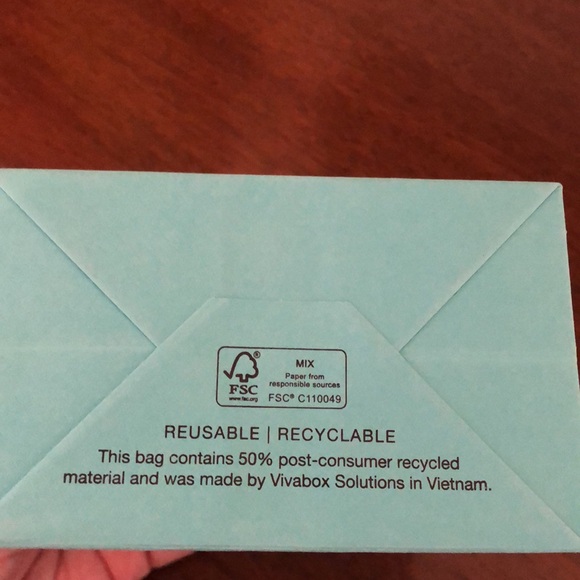 Tiffany & Co. Small Paper Shopping  Bags AND gift note and envelope - Picture 9 of 16